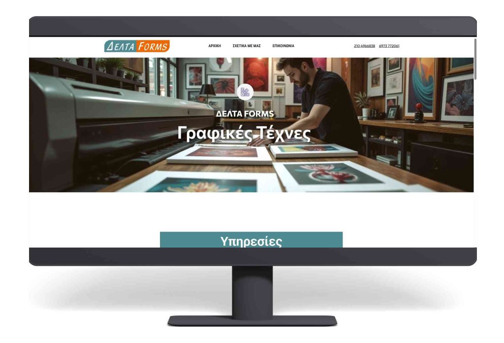 Δέλτα Forms - Κατασκευή ιστοσελίδας Digital Marketing LikeNet