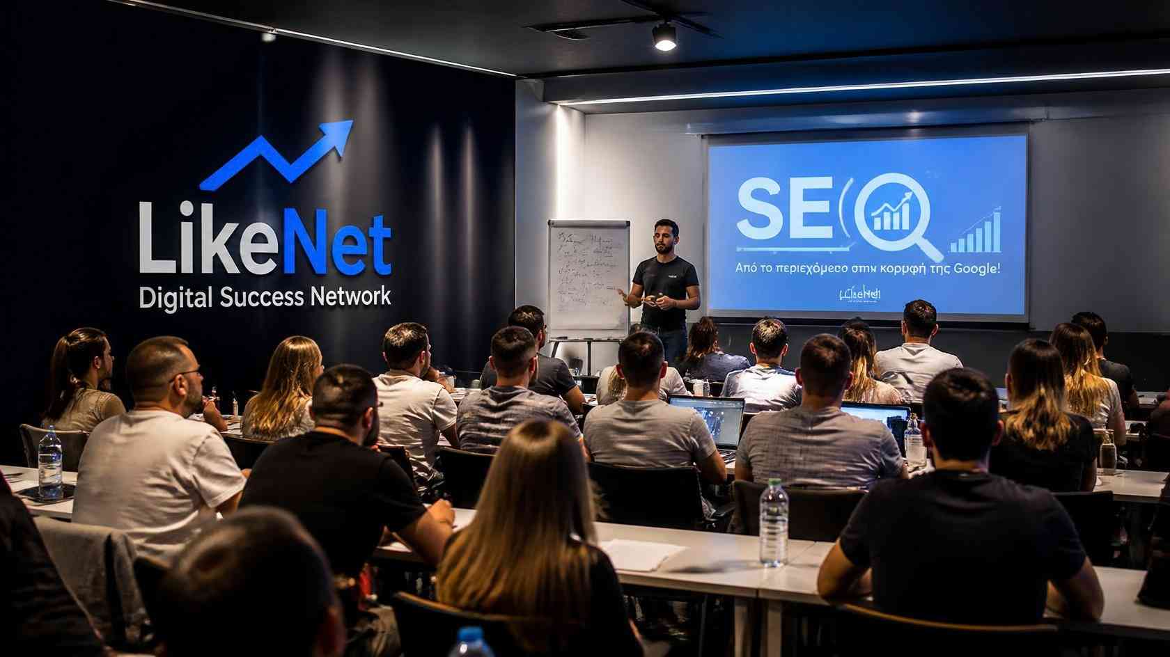 Σεμινάρια seo - Μαθήματα seo - Προώθηση ιστοσελίδας LikeNet