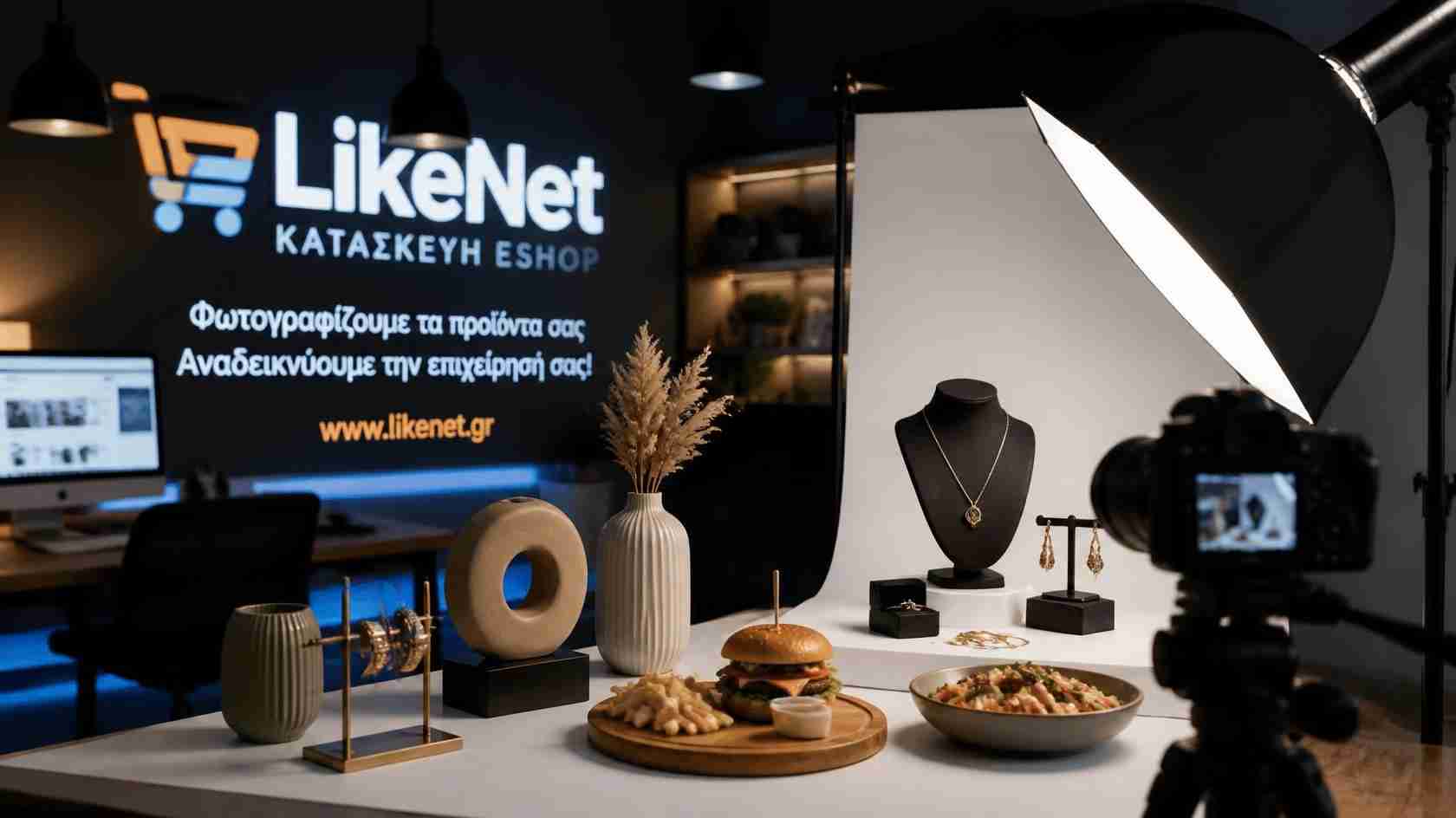 Φωτογραφήσεις προϊόντων eshop - LikeNet